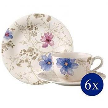 White/Blue/Grey Villeroy & Boch Crockery
