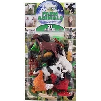 Pasture Playset – 21 Animal Figures