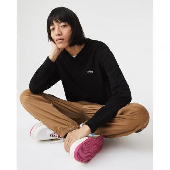 Lacoste Sweatshirt V schwarz für Herren