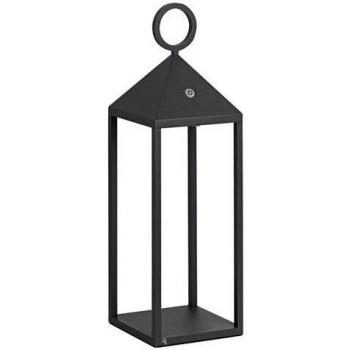 Luce Led Esterno Portatile con Timer, Antracite, 2700 Kelvin, IP54
