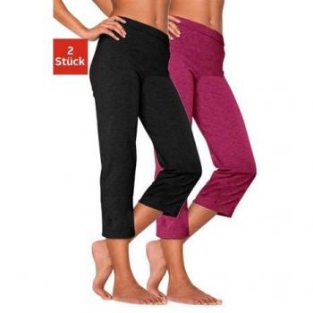 VIVANCE ACTIVE Caprihose, Damen, Gr. 40/42, unifarben, mit Gummibund