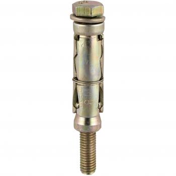 TIMco 1240LSH Shield Anchor Loose, Gold, M12/40L, Set of 10 Pieces