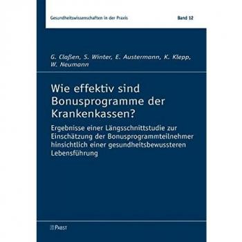 Wie effektiv sind Bonusprogramme der Krankenkassen?