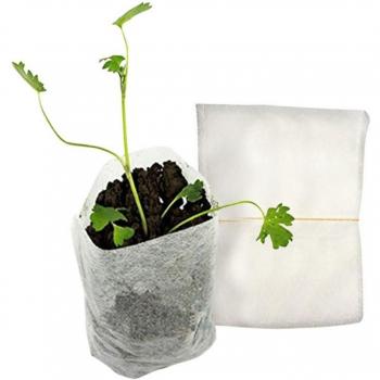 Macetas 8x10cm para Cría de Plantas – Pack de 100 Unidades, Tela No Tejida