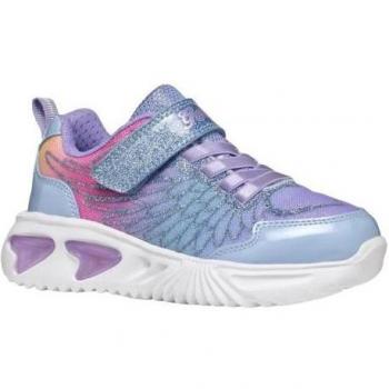 Geox Purple Assister Wing Trainers for Girls