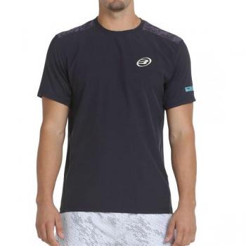 T-shirt Bullpadel Mino Uomo Nero Carbono