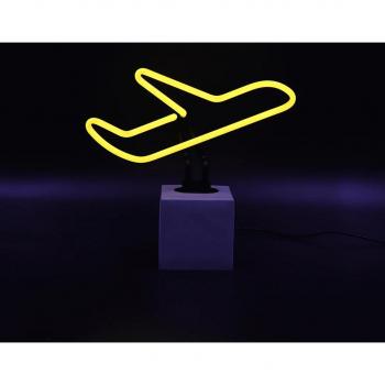 Tischlampe Locomocean: Neon-Panel „Flugzeug“ – Nur Glas Ersatz