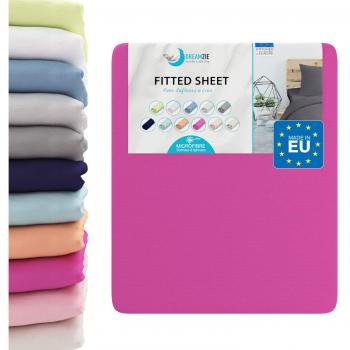 Drap Housse 100% Polyester 90 x 190/200 cm Dreamzie