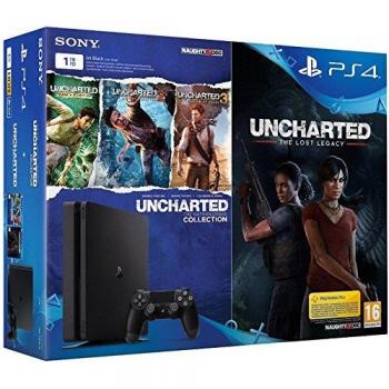 PS4 Slim 1 To + Uncharted The Lost Legacy & Collection Uncharted