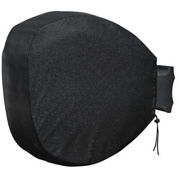 Couvre‑tuyau rétractable 420 mm, peinture mate, résistance aux intempéries – noir
