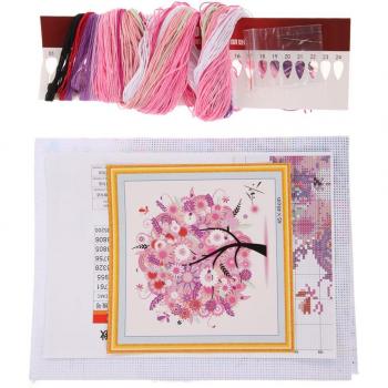 Cross-Stitch Tree of Seasons Craft Kit