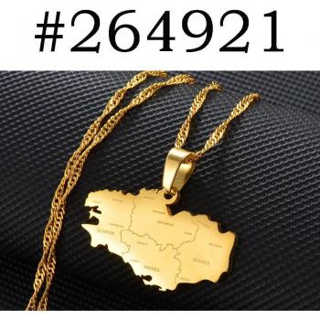 Anniyo Bretagne Pendant Necklace for Men and Women