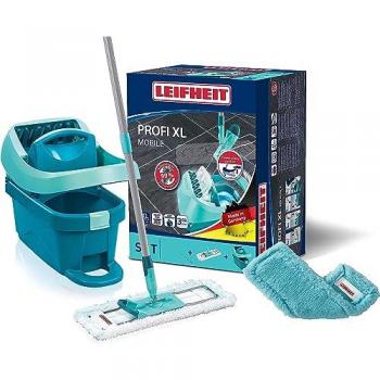 LEIFHEIT Profi XL Mobile Wischtuchpresse mit Rollen