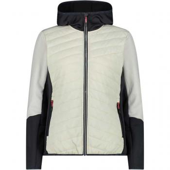Comfort e moda: Giacca con Cappuccio Unlimitech Hybrid Bianco-vaniglia