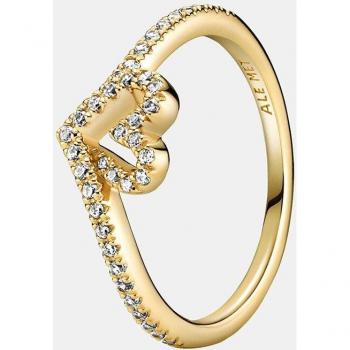 Anillo Pandora Corazón Deseo con Circonitas