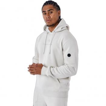 Sudadera Techwear Project X París Beige Con Capucha