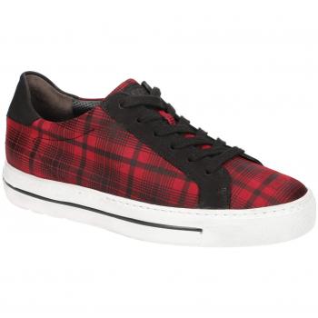 Paul Green Damen Sneaker 4717-065, Rot, Rauleder, EU 4/37