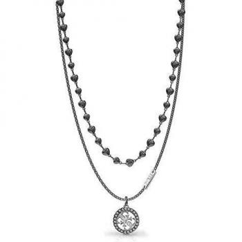 Glamour en Acero Guess: Colgante de Circonita