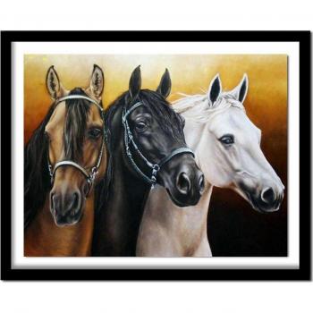 Art Mural 5D Chevaux