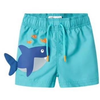 Badeshorts NMMZAKAN Schwimmshorts – Blau, Standardpassung