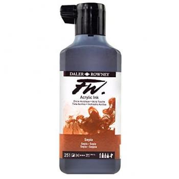 Daler-Rowney Artists Acrylic Ink 180ml Sepia