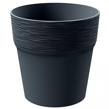 Pot d’herbe rond, couleur anthracite, 15 cm – Furu