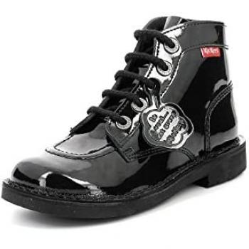 Kickers Bottines Kick Col en cuir pour enfants