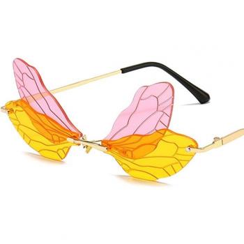 ZUEE Dragonfly Rimless Glasses
