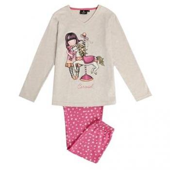 Langarm-Pyjama Mädchen Santoro London Carousel – Nachtmodus