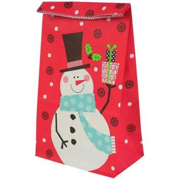 5pcs Christmas Snack Bags for Cookies and Sweets