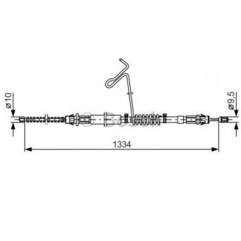 BOSCH Bremsseil 1 987 477 177