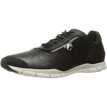Geox D Sukie B, Baskets Femme, Noir, 38 EU