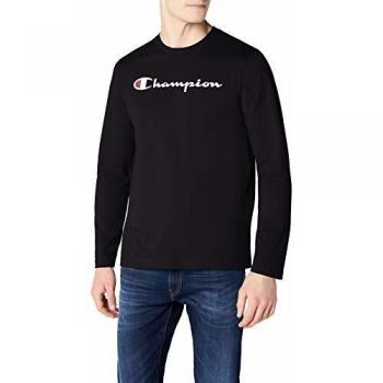 Champion Herren Langarm T-Shirt-Institutionals Schwarz (Nbk), X-Large