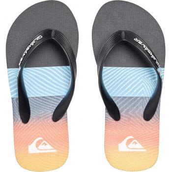 Chanclas Quiksilver Panel Youth gris naranja