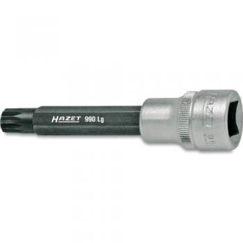 Inserto de llave de cubo Hazet 990LG-12, 1/2 (12.5 mm), perfil XZN, M12, longitud 100 mm