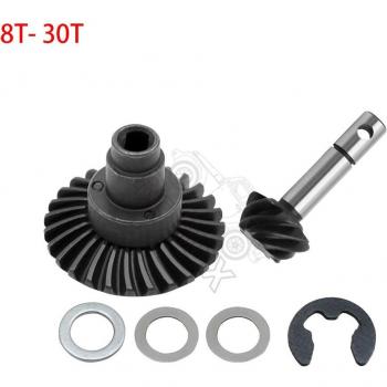 30T Staal Spiraalvormige Bevel As Gear voor 1/10 RC Crawler