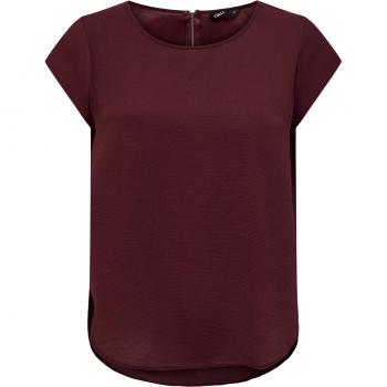 ONLY Bluse 15142784 Dunkelrot Regular Fit