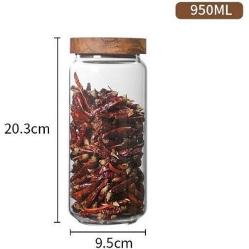 Contenants de cuisine en verre avec couvercle