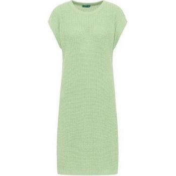 Damen Midi-Strickkleid von Tranquillo, gerade geschnitten, Gr. S