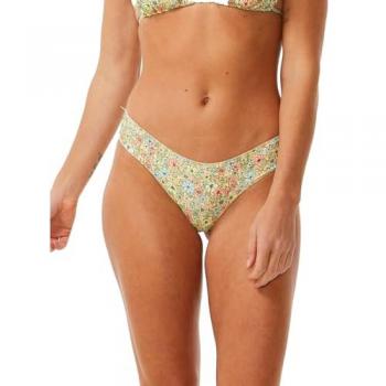 Rip Curl Women's Sea Of Dreams Cheeky Bikini Hose – Damen, S, Olivgrün