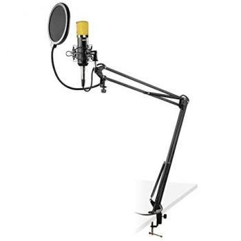 CMS400B – Microphone studio Vonyx, bras et filtre anti‑pop inclus