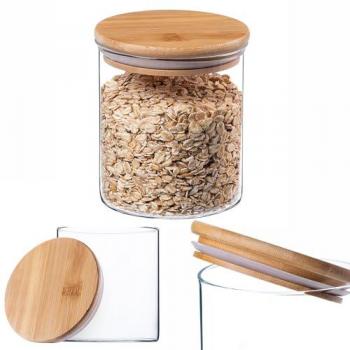 Vaso per Spezie in Vetro 800 ml con Coperchio Kadax