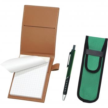 Quaderno Mocha con Astuccio Verde