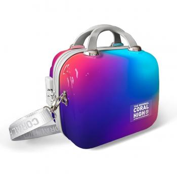 Coral High Kleurige Make-up Tas met Handvat 16824