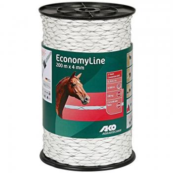 AKO EconomyLine schrikkoord wit 4mm