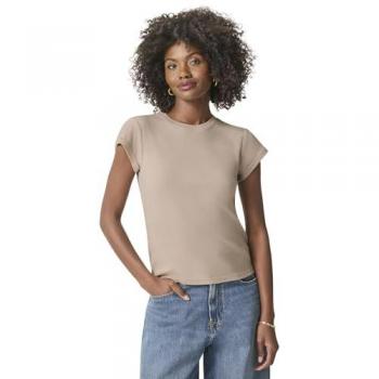 Splendid Faye Fawn Crewneck Shirt – L Size