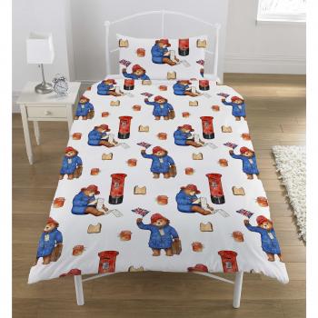 Postbox Edition Paddington Bear Single Duvet – 70% Polyester, 30% Cotton – Multi-Color