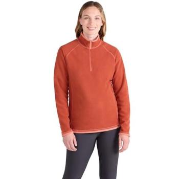 Breathable Burnt Orange Microfleece Sweater – Montana, Size 8