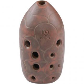 Purple Pottery Xun Ocarina 10 Holes