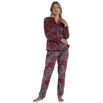 Pijama de Mujer Admas en Color Granate XXL